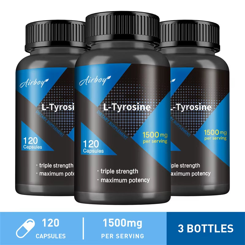 L-Tyrosine - Improves Memory, Supports Cognitive Function, Brain Health