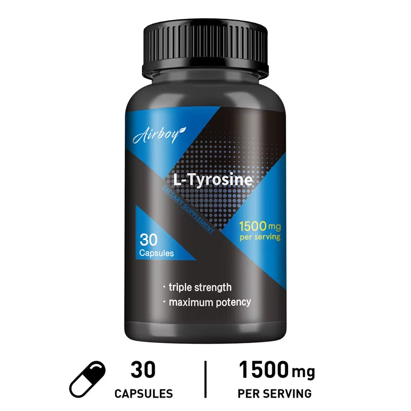 L-Tyrosine - Improves Memory, Supports Cognitive Function, Brain Health