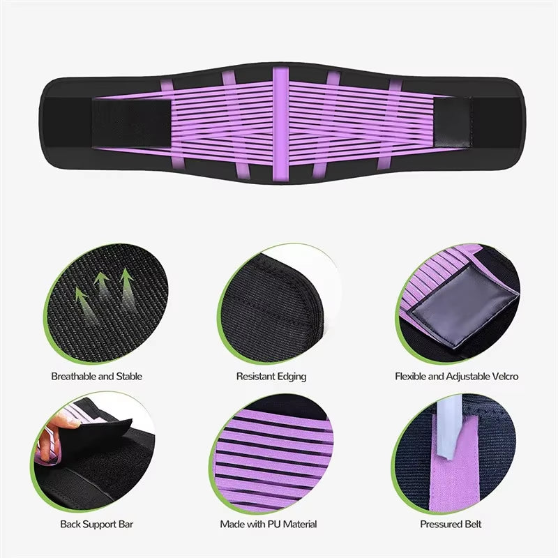 Women Personal Health Care Waist Trainer Belt Elastic Slimming Body Shaper Fitness Belt Sport Girdle Workout Shapewea for Health