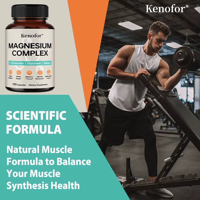 Triple Magnesium Complex - Brain & Sleep Health - L-Threonate, Glycinate, Malate