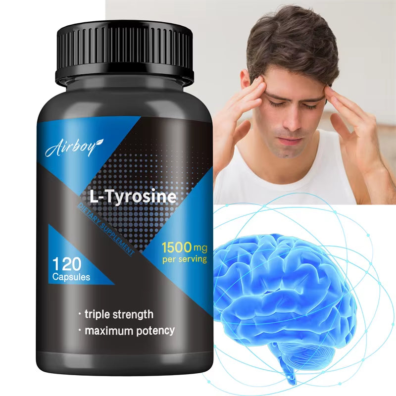 L-Tyrosine - Improves Memory, Supports Cognitive Function, Brain Health